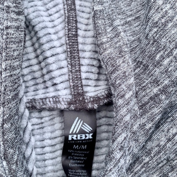 RBX Performance Hoodie – Gray Cowl Neck Pullover, Size M - Picture 8 of 8